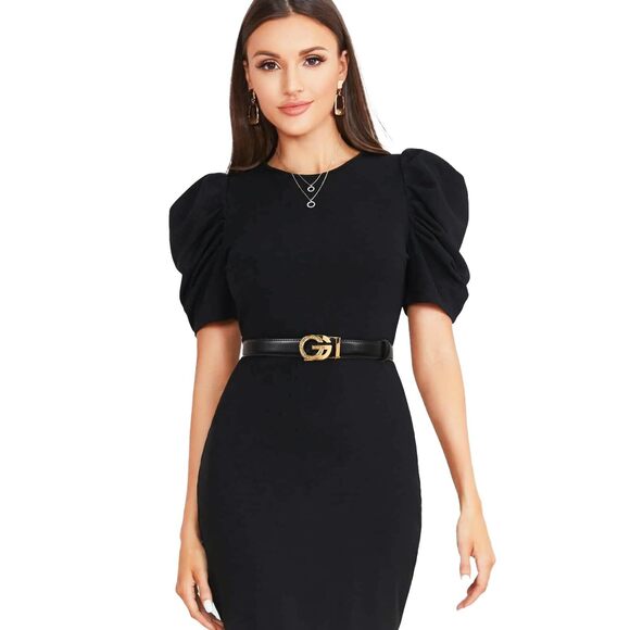 5971 Women\'s Leather Belt With Buckle- Ideal For Dresses, Jeans, main image 5